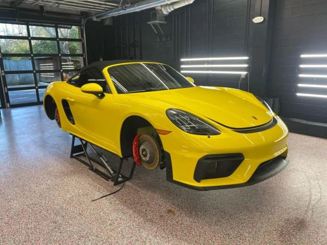 2022 Porsche 718 Spyder- paint correction and coating , wheels off detailing and coating.#audi #bmw #mercedes #porsche #tesla #ford #Ferrari #model3 #modely #Bentley #lexus #jaguar #landrover #carync #astonmartin #fuquayvarina #apexnc #lamborghini #raleigh #ppf #xpel #3m #suntek #feynlab #ceramicpro #gtechniq #carpro
#paintprotectionfilm
@leithporschecary