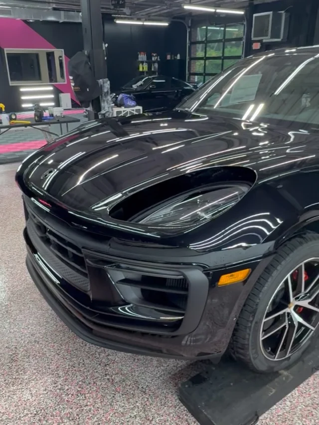 2025 Porsche Macan color change PPF.#porsche #ppf #colorchange #xpel #suntek #stek