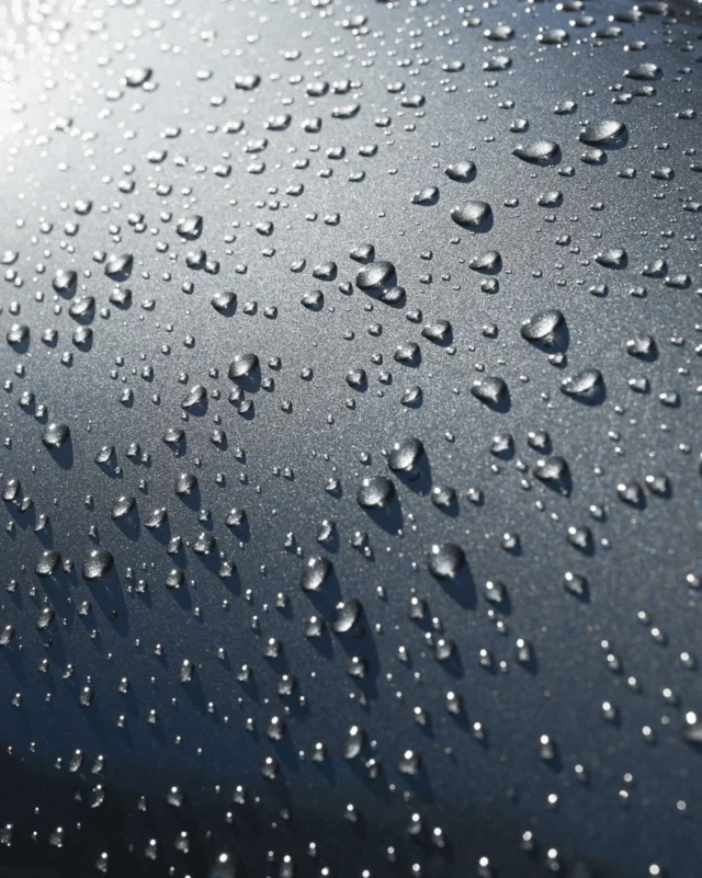 Feynlab ceramic coating on top of PPF. We do this on every install at no extra charge. PPF is already hydrophobic but the ceramic layer makes it even more slick and keeps contaminants from bonding to the film. Water just rolls off.This is why your car stays cleaner longer after we're done. Dirt doesn't stick to ceramic the same way it sticks to bare paint or even uncoated film. Makes your weekly wash take half the time.#CeramicCoating #Feynlab #PPF #PaintProtectionFilm #Hydrophobic #AutoLust #ApexNC #CaryNC #CarDetailing #DetailingProcess #WaterBeading #CarCare #TriangleNC #919Cars #NCDetailing